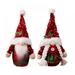 Holiday Gnome Plush Doll Decoration - Couple Dwarf Gnome Figures Plush Swedish Tomte Stuffed Dolls Elf Decoration Ornaments Home Party Decor