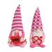 Baywell Valentine s Day Gnomes Plush Decor Mr & Mrs Handmade Tomte Swedish Gnome Valentines Decorationes Home Table Elf Gnomes Ornaments