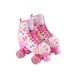 Barbie Roller Skates Indoor/Outdoor Skates with Adjustable Straps Size B 12-1 Pink Unisex