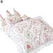 AYYUFE Doll Bedding Set Fine Workmanship Washable Doll Bedding Set with Sleeping Pillows Quilt for