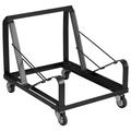 MOWENTA HERCULES Series Black Steel Sled Base Stack Chair Dolly