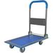 Upgraded Foldable Push Cart Dolly 330 lbs. Capacity Moving Platform Hand Truck Heavy Duty Space Saving Collapsible Swivel Push Handle Flat Bed Wagon