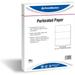 BASVWEB PrintWorks Professional Perforated Paper for Statements Invoices Gift Certificates Coupons and More 8.5 x 11 24 lb 2 Horizontal Perfs 3 2/3 and 7 1/3 From Bottom 500 Sheets White (04122)