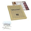 The Beadsmith Mini Macrame Board 7.5 x 10.5 inches 0.5 inch thick foam 6 x 9 grid for measuring bracelet project with instructions included create macrame and knotting creations