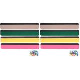 2 Sets Felt Bulletin Board Stickers Pin Board Strip Pin Bulletin Board Board Magnetic Strips Kids Bulletin Board Office