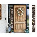 Welcome guests with a rustic touch - 72in Gnome welcome sign for front porch or outdoor decor