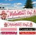 Huayishang Valentines Day Banner Clearance Valentine s Day Banner Yard Banner Valentine s Day Decorations for Outdoor Indoor Party Decoration Supplies Valentines Day Decor