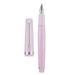 Jinhao 82 Pink Acrylic .. Fountain Pen Iridium Fine .. Nib Classic Design Smooth .. Writing Pen with Ink .. Converter (Silver Trim)