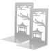 2 Pcs Book Cases Decor Multi-function Stands Tablescape Delicate