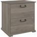 FJU Lateral File Cabinet Driftwood Gray