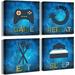 Video Game Wall Decor Eat Sleep Gamer Posters Prints Gaming Decor Wall Art Teen Boys Game Qutes Wall Framed Artwork Ready To Hang 12 X12 X4 Panels