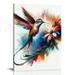 JEUXUS Animal Canvas Poster Wall Art Decor Framed Colorful Bird Poster Wall Decor for bedroom kids room living room nursery home decor.(Multicolor)