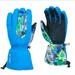 IDALL Snow Gloves Waterproof Gloves Ski Gloves Waterproof Breathable Snowboard Gloves Touchscreen Warm Winter Snow Gloves Fits Both Men & Women Ski Gloves Gloves for Cold Weather Blue L