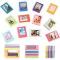 Bexikou 10 Pcs Magnetic Photo Frame Magnet Picture Frame DIY Photo Frame Plastic Refrigerator Magnets for Fridge 3 inch Mini Frame Random Color