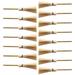Mini Broom 15 Pcs Miniature Props Furniture Dining Table Decor House Accessories Natural Bamboo
