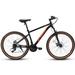 Ecarpat Mountain Bike 27.5 Inch Wheel 21-Speed Disc Brakes Trigger Shifter Carbon Steel Frame Mens Womens Trail Commuter City Snow Beach Mountain Bikes Bicycles