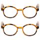 2 Pcs Doll Glasses Sunglasses Cool Items Rimless Plastic Child