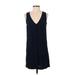 Madewell Casual Dress - Shift: Blue Dresses - Women's Size 2X-Small