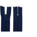 Avanti Craft Polyester 5 Zippers For Sewing Plastic Zippers For Bags And Purses Handbag Zippers Dress Zipper - Multipurpose Sewing Zippers - Federal Blue 3 Pack