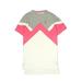 Adidas Active Dress - Shift: Pink Chevron Sporting & Activewear - Kids Girl's Size X-Large