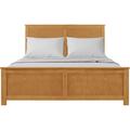 Winston Wooden Platform Bed by Camden Isle in Oak (Size QUEEN)