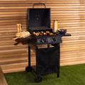 Deluxe Auto Ignition 2 Burner Gas BBQ Grill Steel Barbecue Black