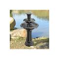 Garden Water Feature, Outdoor 3 Tier Water Fountain With Pump
