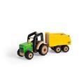 Wooden Country Tractor and Trailer Toy