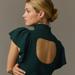 Anthropologie Tops | Anthropologie Maeve Muscle Sweater With Open Back In Green Sparkle - Size Small | Color: Green | Size: S