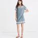 Madewell Dresses | Madewell Chambray Embroidered Tunic Dress Size S | Color: Blue | Size: S