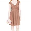 J. Crew Dresses | J. Crew Matilda Fluid Knit Nude Wrap Dress Size 12 | Color: Tan | Size: 12