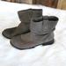 American Eagle Outfitters Shoes | American Eagle Ankle Boots Womens Suede Gray/Brown Size 7 | Color: Brown/Gray | Size: 7