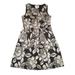 Anthropologie Dresses | New Tabitha Anthro Jacquard Metallic Floral Dress | Color: Black/Gold | Size: 6