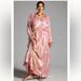 Anthropologie Dresses | Anthropologie Shruti Sancheti Tie-Neck Maxi Dress | Color: Pink | Size: M