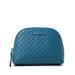 Gucci Bags | Gucci Microguccissima Teal Leather Cosmetic Pouch | Color: Brown/Gold | Size: 6.5” W, 5” H, 2” D