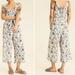 American Eagle Outfitters Pants & Jumpsuits | American Eagle Blue Floral Sleeveless Ruffle Culotte Jumper Size M | Color: Blue/Cream | Size: M