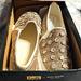 Kate Spade Shoes | Kate Spade Keds Triple Decker Ks Flr Met | Color: Gold/White | Size: 9.5