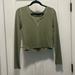 American Eagle Outfitters Tops | American Eagle Green Long Sleeve | Color: Green | Size: M