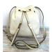 Kate Spade Bags | Kate Spade Off White Genuine Leather Tassel Decor Drawstring X-Body Shoulder Bag | Color: Cream | Size: Os