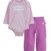 Levi's Matching Sets | Levis 2 Pc Set Girls Logo Pant Set Baby, Newborn/Pink Lady | Color: Pink | Size: Nb/Pink Lady