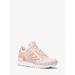 Michael Kors Shoes | Michael Kors Outlet Maddy Two-Tone Logo And Mesh Trainer 7.5 Powder Blush New | Color: Pink | Size: 7.5