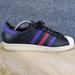 Adidas Shoes | Adidas Superstar 80s Men's Size 9 Black Leather Casual Sneakers Shoes Cq2655 | Color: Black | Size: 9