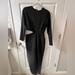 Zara Dresses | Never Worn Zara Black Cut-Out Dress. | Color: Black | Size: M