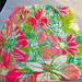 Lilly Pulitzer Tops | Lilly Pulitzer Pink & Green Tropical Floral Strapless Rayon Top Size Small | Color: Green/Pink | Size: S