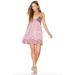 Free People Dresses | Free People Intimately All Mixed Up Slip Dress Neutral Combo | Color: Pink/Purple | Size: Xs