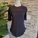 Free People Tops | Free People Short Sleeve Top | Color: Black | Size: M