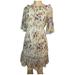 Anthropologie Dresses | Anthropologie Foxiedox Ivory Floral Print Ruffle Off Shoulder Mini Dress Small | Color: Cream | Size: S