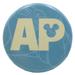 Disney Other | Disneyland California Adventure Blue White Ap Annual Passholder Pinback Button | Color: Blue/White | Size: Os