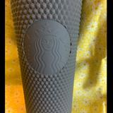 Disney Kitchen | Disneyland Parks And Starbucks Black Matte Studded Cup With Straw | Color: Black | Size: Os