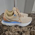 Nike Shoes | Barley Worn Nike React Infinity Run Flyknit 3 | Color: Blue/Tan | Size: 10